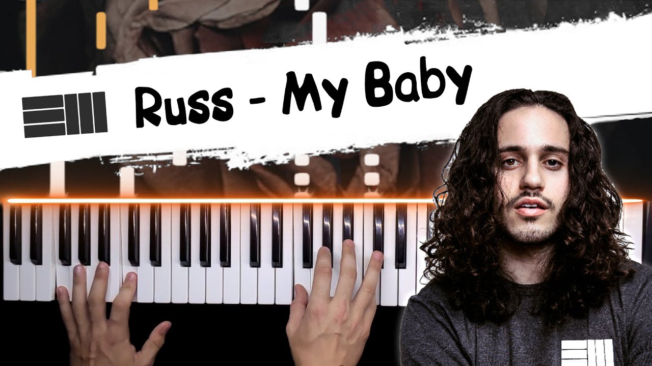 Russ - My Baby ? КРАСИВАЯ И ПРОСТАЯ МЕЛОДИЯ НА ПИАНИНО / Ноты + MIDI / Piano cover by musicman
