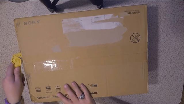 Sony STR-DH90 Multichannel Audio Receiver Unboxing смотреть онлайн