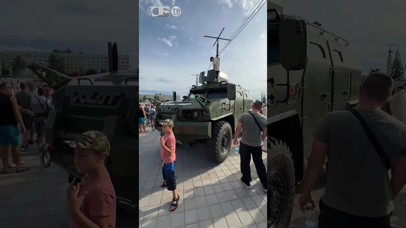 На страже безопасности! Парад современной и ретро техники ГАИ показали в Витебске