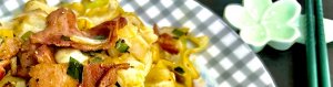 Китайский тёплый салат из капусты с беконом!