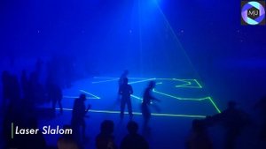 Лазерное шоу на льду