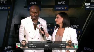 Камару Усман после поражения Чимаеву на UFC 294