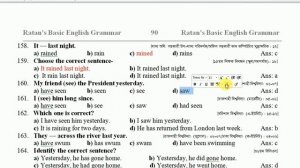 Part-78; Right form of verbs; Rule-11; With MCQ Examples Practic