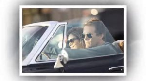 Cindy Crawford and Rande Gerber take a spin around LA in classic Corvette