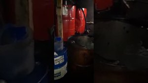 Котёл КЧМ-5-70 с горелкой на отработанном масле..