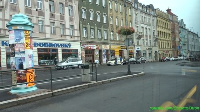 Автобусы в Карловых Варах, маршрут 5 / Autobusy w Karlowych Warach, linia 5 смотреть онлайн