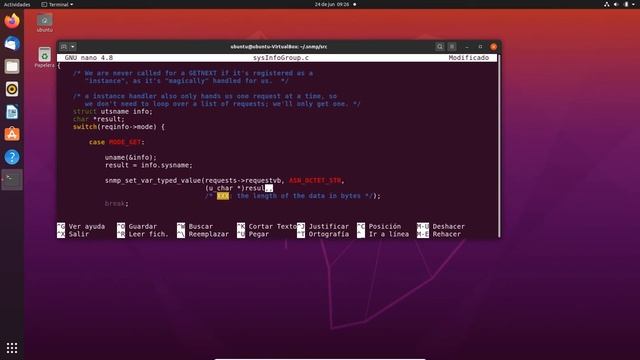 Crear y agregar un módulo de MIB privada a un agente SNMP con mib2c смотреть онлайн
