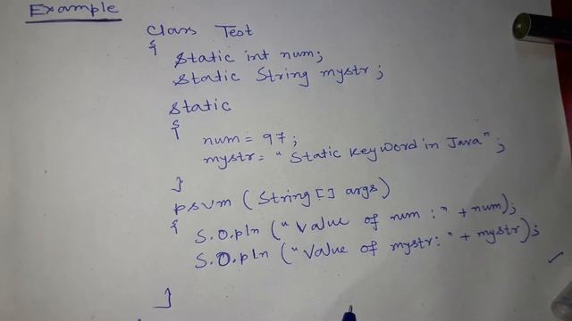 Static Control Flow in JAVA (static variables, static block, static method) very easy..
