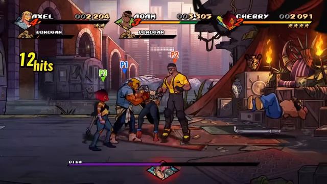 Streets of Rage 4 - Local 3 player Co-op смотреть онлайн