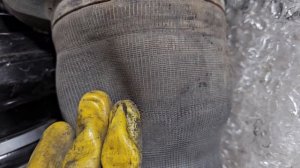 BMW G11 G12 повторно ремонтировали пневмо балон. неправильный ремонт  wrong air suspension repair