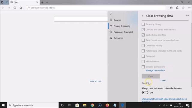 How to Clear Cache and Cookies Data on Microsoft Edge Browser on Windows 10? смотреть онлайн