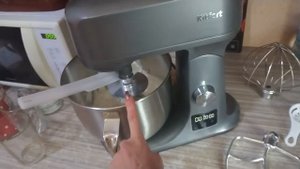 Замешиваем тесто миксером Kitfort KT-1328
