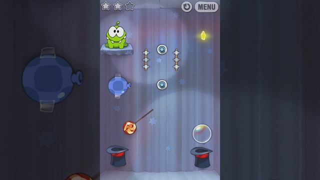 Cut the Rope 4-22 Walkthrough Magic Box