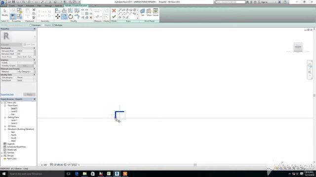 Stairs by model in place in Revit смотреть онлайн