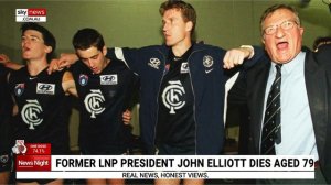 Former LNP president and Carlton boss John Elliott dies aged 79
