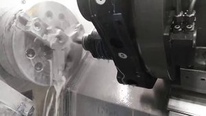 Обработка шестигранника на стойке Fanuc 0i-tf