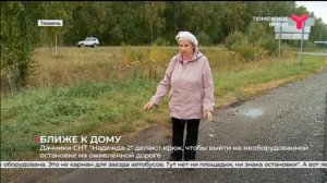 Дачники СНТ «Надежда-2» добиваются устройства автобусной остановки