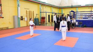 Карате сётокан. Краевые соревнования по карате ВБЕ. 12 декабря 2021. Девочки 10 лет. Кумите - 02.