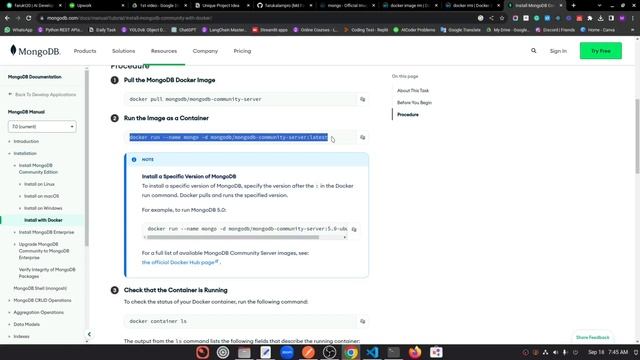 How To Install MongoDB Community with Docker Container смотреть онлайн