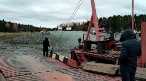 Путешествие. На пароме Салехард - Приобье. Едем в Тюмень
