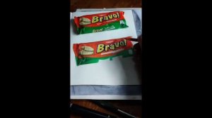 Realistic drawing of bravo biscuit