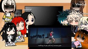 MLB+blackpink react to Lovesick girls||gacha club||part 8||