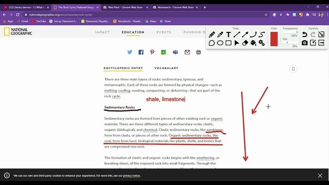 How to Draw & Write on  Webpage - Use Webpaint Extension