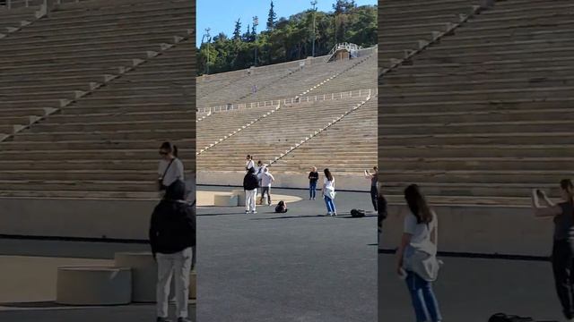 Olympic Stadium. Athens. Олимпийский стадион. Афины. Вход платный 10 евро. Я зашел бесплатно