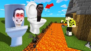 СКИБИДИ ТУАЛЕТЫ против БАЗЫ НАЙСИКА БРО в майнкрафт ! Битва SKIBIDI TOILET MEME MINECRAFT