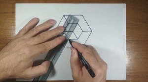 3д рисунки карандашом,3д рисунки поэтапно,рисование