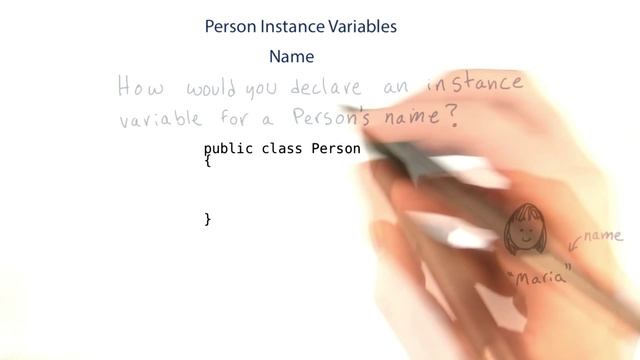 Name Instance Variable - Intro to Java Programming
