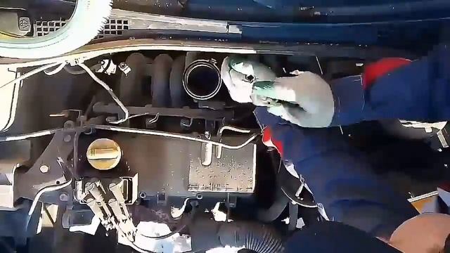 DIY как устранить подсос воздуха в дроссельной заслонке на Рено Логан смотреть онлайн