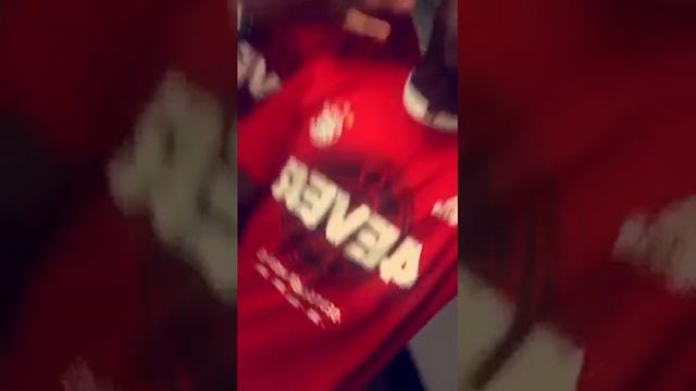 David Alaba's snapchat story