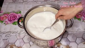 Домашний кефир (катик)? на сметане.Я всегда так готовлю? ?✅ Мацони