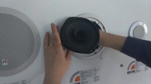Установка потолочного громкоговорителя с огнезащитным колпаком ROXTON PC-06T
