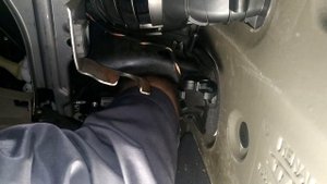 Сценик 3. Снятие мотора отопителя.