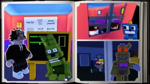 Игра Fnaf от Мати и Пристона в Build a Boat Roblox.