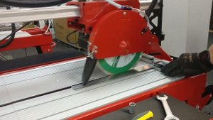 Настройка плиткореза fortezzo dts250-1200 для иделаьньго результата.