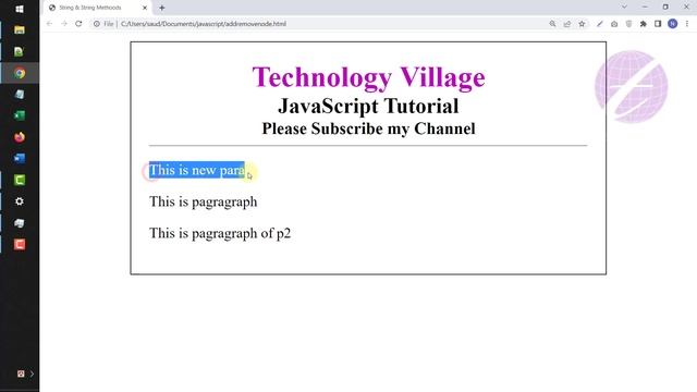 Add and Remove Element in JavaScript | Append and Remove Element JavaScript Tutorial Bangla - 37