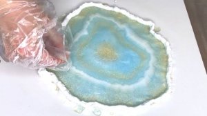 Подставка из эпоксидной смолы своими руками. Resin Art.