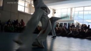 Evento Iandê Capoeira Valencia 2014. Contra Mestre Aú.