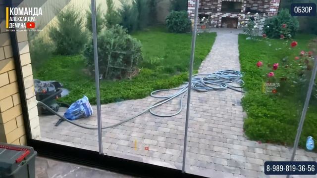 Безрамное раздвижное остекление веранды! Остекление веранды! Как застеклить веранду! Дизайн веранды