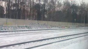 РЖД. Россия из окна поезда. Москва- Ярославль. RUSSIAN RAILWAYS. Russia from the train window.