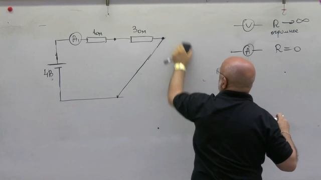 Идеальный вольтметр и амперметр