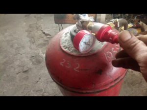 Самодельная газовая пушка, Пуск.