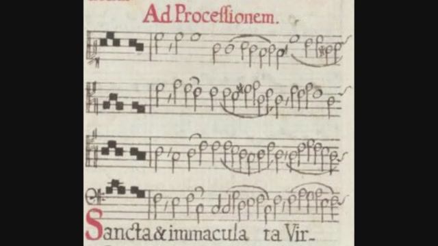 Sancta et immaculata Virginitas. Antiphonale Schutterense