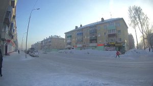 Город Киселёвск. Зимняя зарисовка.