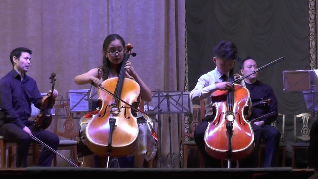 А.Вивальди Концерт для двух виолончелей соль-минор 1 часть. смотреть онлайн