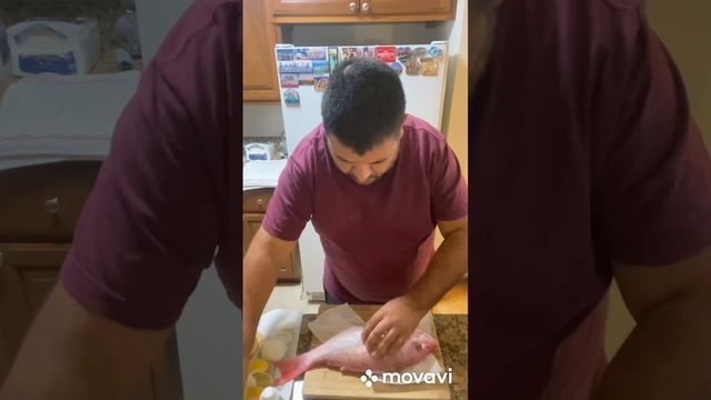 Красный окунь запеченный в духовке Whole red snapper in oven