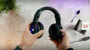 REDRAGON PANDORA2 HEADSET H350 RGB *unboxing 4K +mic test